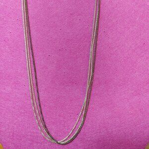 Silpada 3 strand 20inch necklace